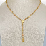 Rosario Virgen Milagrosa 7.25gr / 17 3/4 in / Oro Amarillo 18K &