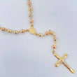 Rosario Virgen Milagrosa 11.65gr / 21 3/4 in / Tres Oros 18K &
