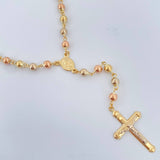 Rosario Virgen Milagrosa 11.65gr / 21 3/4 in / Tres Oros 18K &
