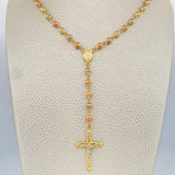 Rosario Virgen Milagrosa 11.65gr / 21 3/4 in / Tres Oros 18K &