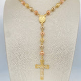 Rosario Virgen Milagrosa 16.85gr / 25 1/4 in / Tres Oros 18K &