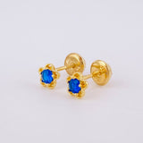 Topos Flor 0.9gr / Oro 18K ©