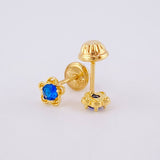 Topos Flor 0.9gr / Oro 18K ©