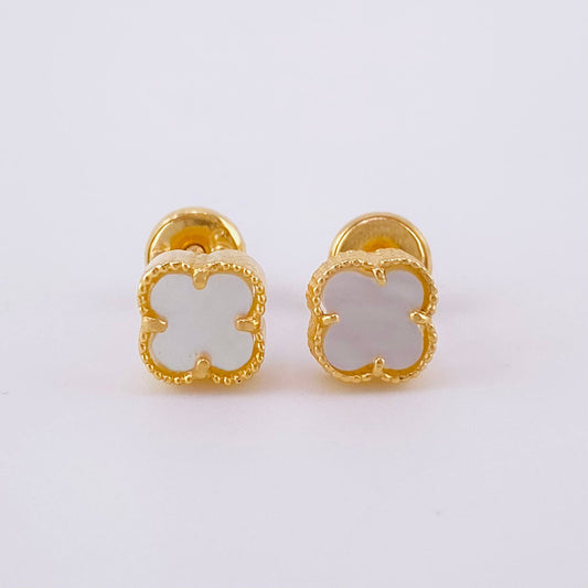 Topos Trebol 1.55 g / in / 6.4 mm Oro Amarillo 18K
