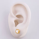 Topos Trebol 1.55 g / in / 6.4 mm Oro Amarillo 18K