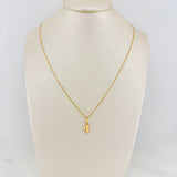 Set Cadena Veneciana + Dije Luna / 1,1gr / 17 3/4 in Oro Amarillo 18K