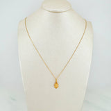 Venetian Chain Set + Virgin of Guadalupe Pendant / 1.5g / 17 3/4 in 18K Yellow Gold