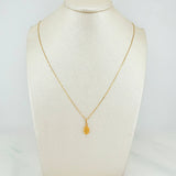 Venetian Chain Set + Miraculous Virgin Pendant / 1.2g / 17 3/4 in 18K Yellow Gold