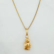 Venetian Chain Set + Guardian Angel Pendant / 1.1g / 17 3/4 in Yellow Gold 18K