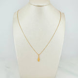 Venetian Chain Set + Guardian Angel Pendant / 1.1g / 17 3/4 in Yellow Gold 18K