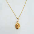 Venetian Chain Set + Virgin of Guadalupe Pendant / 1.1g / 17 3/4 in 18K Yellow Gold