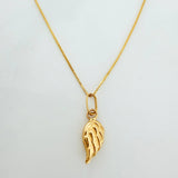 Venetian Chain Set + Wing Pendant / 1.05g / 17 3/4 in 18K Yellow Gold