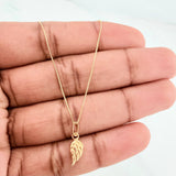 Venetian Chain Set + Wing Pendant / 1.05g / 17 3/4 in 18K Yellow Gold