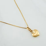 Venetian Chain Set + Heart Pendant / 1.15g / 17 3/4 in 18K Yellow Gold