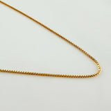 Cadena Veneciana 0.85 g / 17 3/4 in / 0.4 mm Oro Amarillo 18K