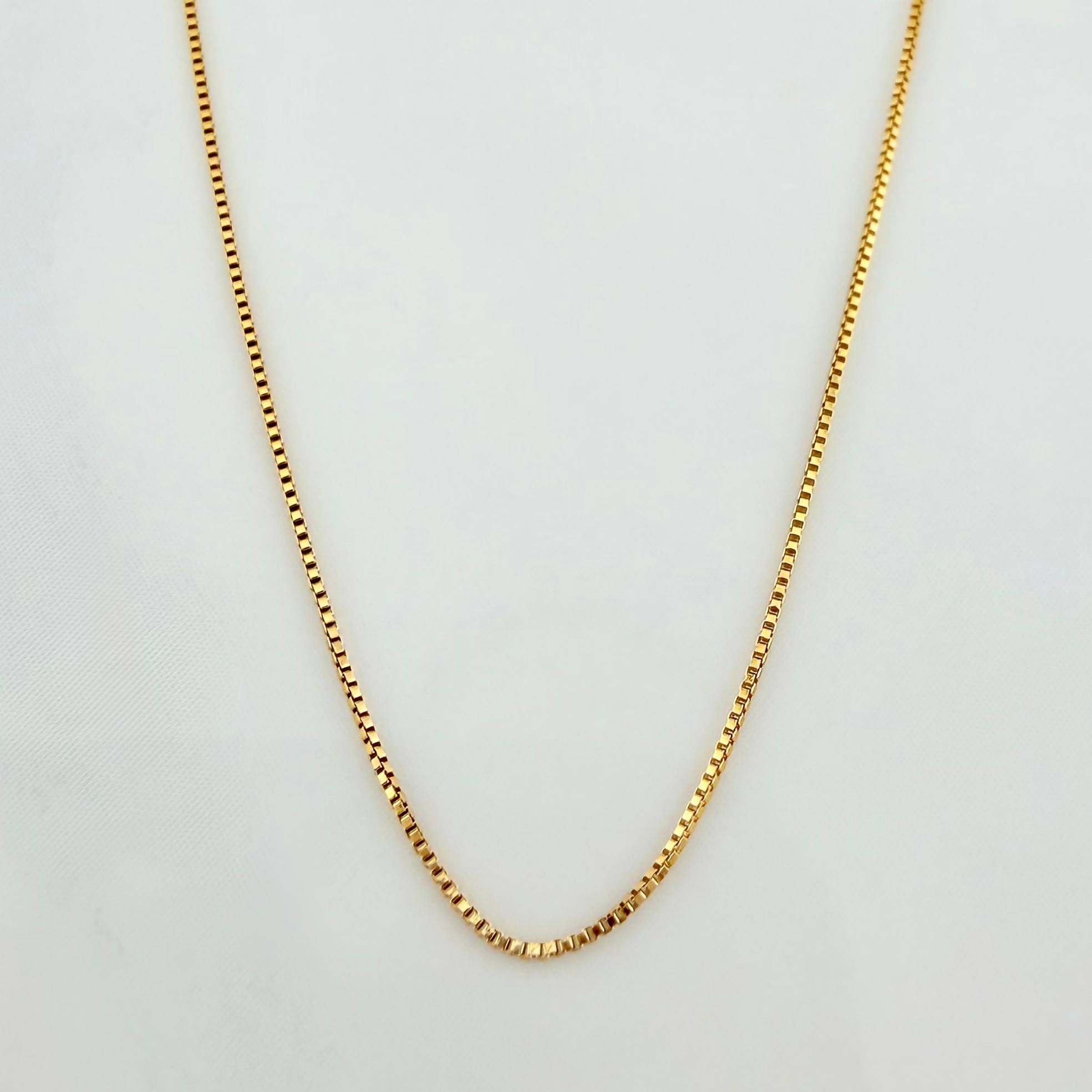 Cadena Veneciana 0.85 g / 17 3/4 in / 0.4 mm Oro Amarillo 18K