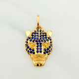 Pendant Panther Face 2.9 g / 1 in Yellow Gold 18K
