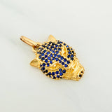 Pendant Panther Face 2.9 g / 1 in Yellow Gold 18K