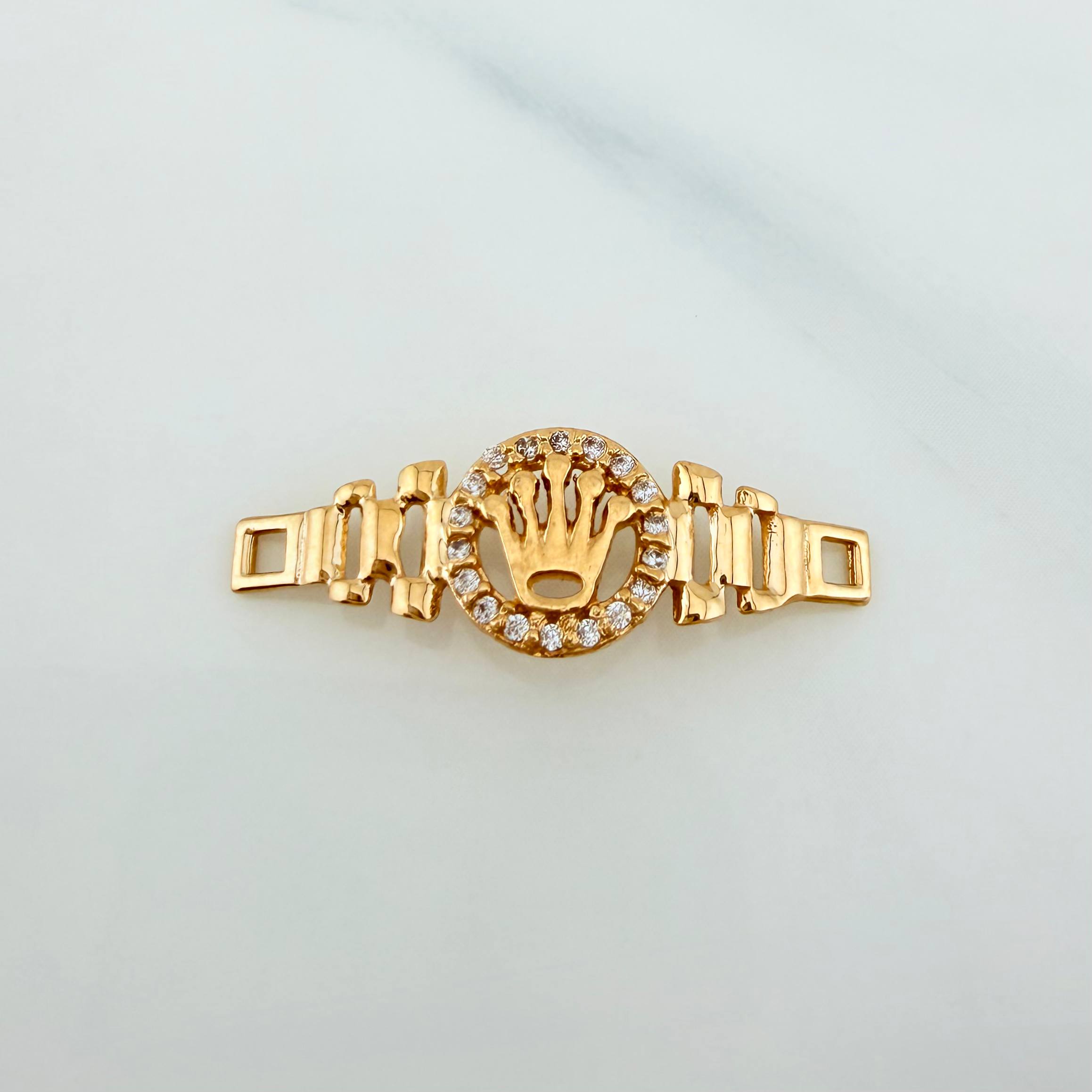 Herraje Correa Corona 1.3 g / 1 in Oro Amarillo 18K