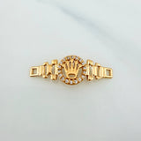 Herraje Correa Corona 1.3 g / 1 in Oro Amarillo 18K