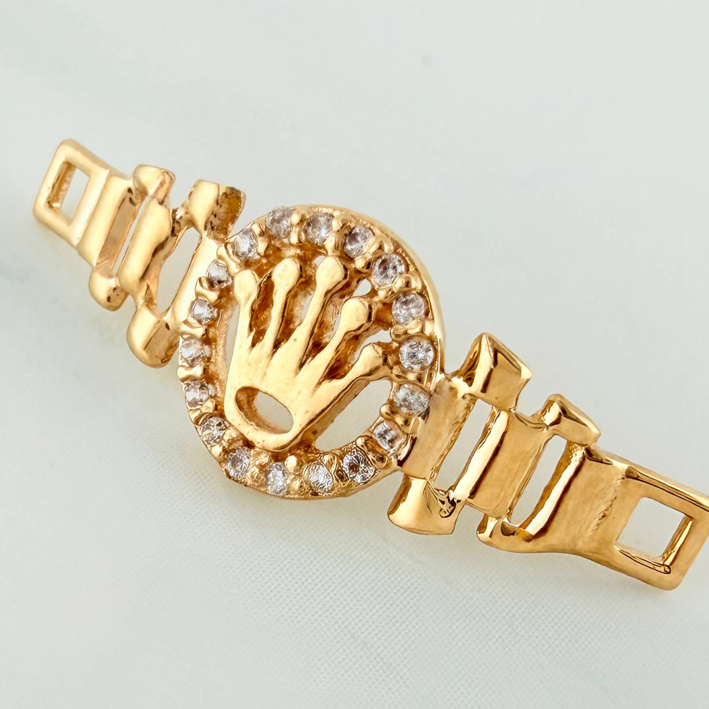 Herraje Correa Corona 1.3 g / 1 in Oro Amarillo 18K