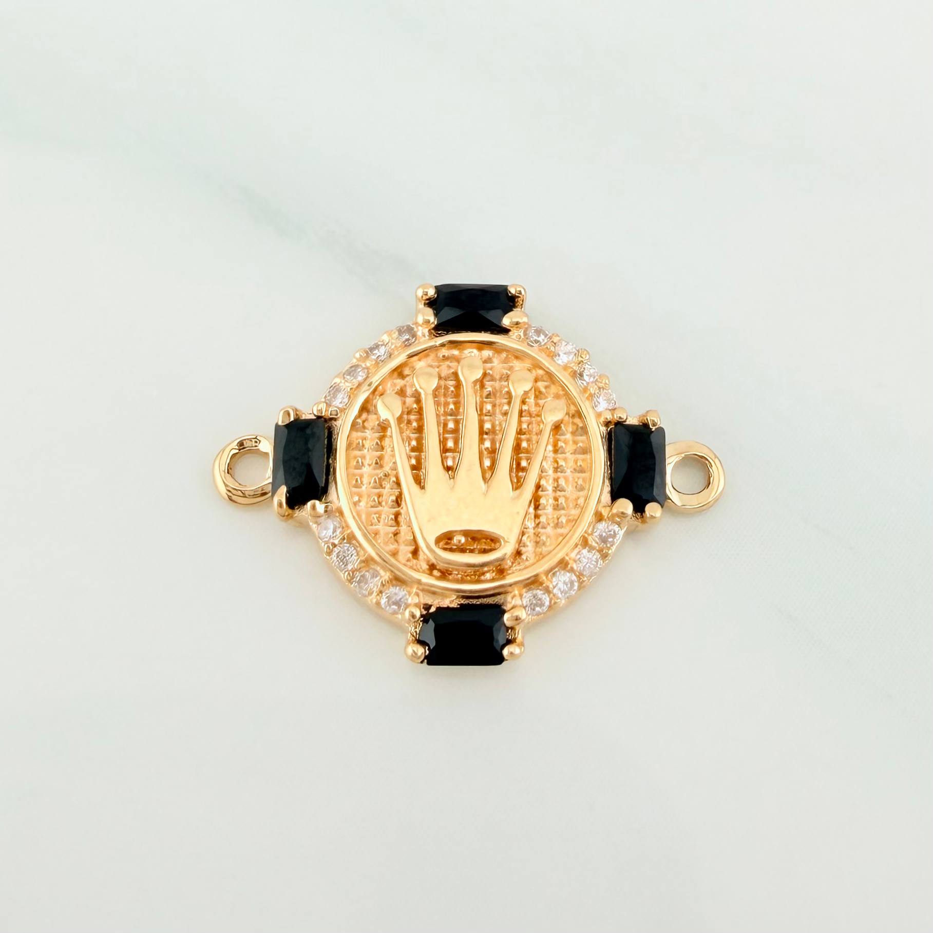 Herraje Corona 1.7 g / 3/4 in Oro Amarillo 18K