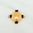 Herraje Corona 1.7 g / 3/4 in Oro Amarillo 18K