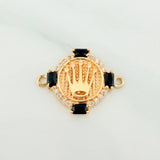 Herraje Corona 1.7 g / 3/4 in Oro Amarillo 18K