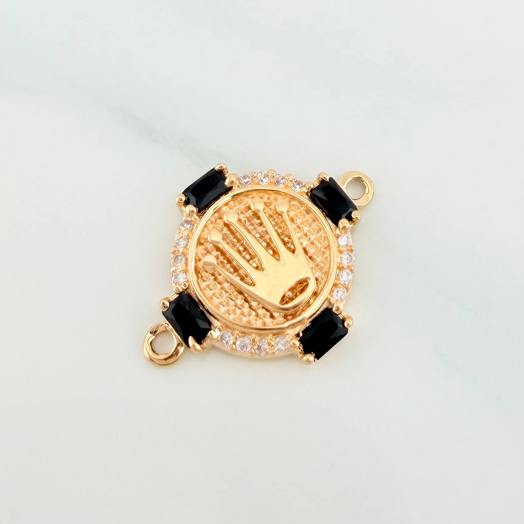 Herraje Corona 1.7 g / 3/4 in Oro Amarillo 18K