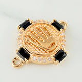 Herraje Corona 1.7 g / 3/4 in Oro Amarillo 18K