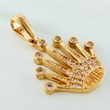 Pendant Crown 2.35 g / 1 in Yellow Gold 18K