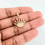 Pendant Crown 2.5 g / 1 in Yellow Gold 18K
