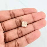 Clover Pendant 1.1 g / 3/4 in 18K Yellow Gold