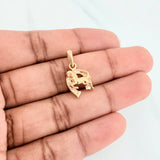 Pendant Horseshoe Horse 1.75 g / 3/4 in 18K Yellow Gold