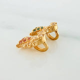Dije Silueta Niñas 1.2 g / 1/2 in Oro Amarillo 18K