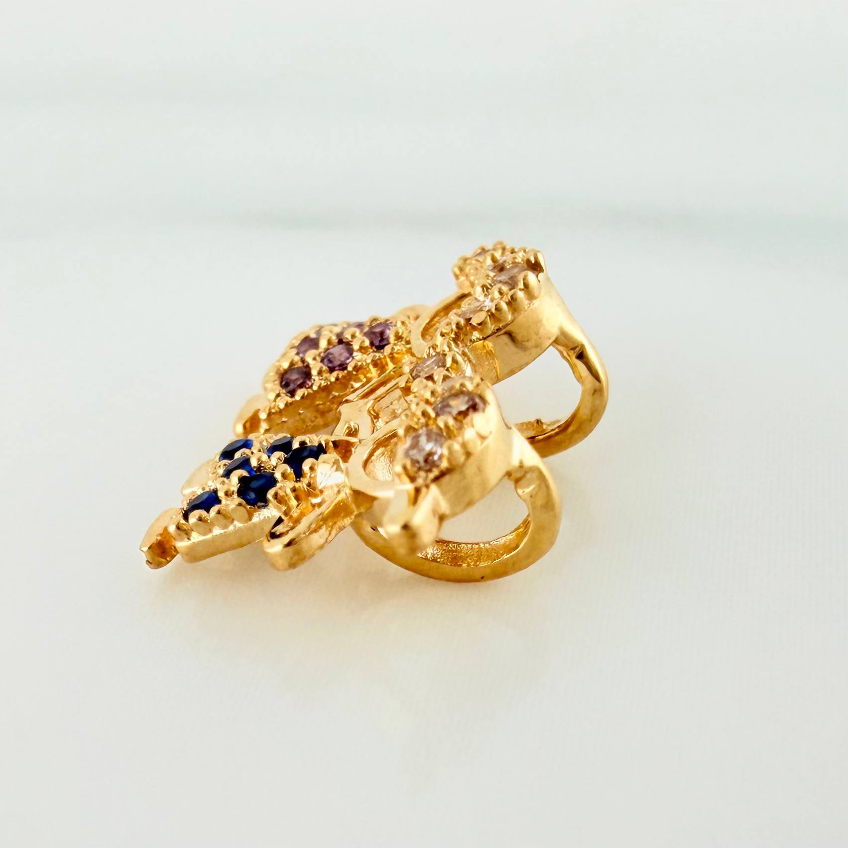 Dije Silueta Niños 1.05 g / 1/2 in Oro Amarillo 18K