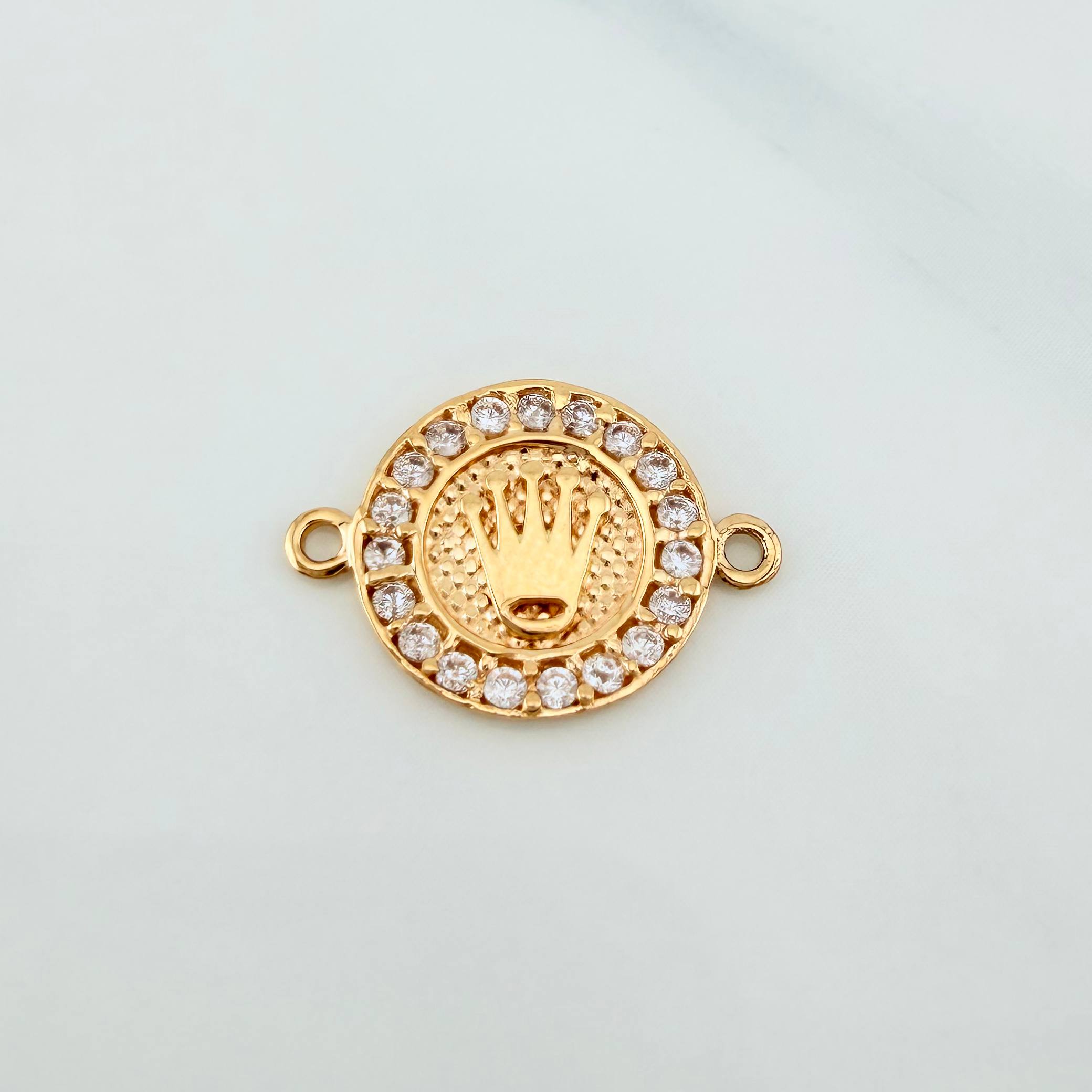 Herraje Corona 1.3 g / 3/4 in Oro Amarillo 18K