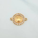Herraje Corona 1.3 g / 3/4 in Oro Amarillo 18K