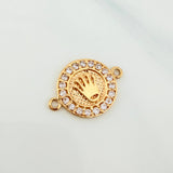 Herraje Corona 1.3 g / 3/4 in Oro Amarillo 18K