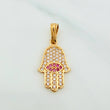 Pendant Hamsa Hand 1.75 g / 1 in 18K Yellow Gold