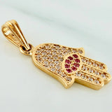 Pendant Hamsa Hand 1.75 g / 1 in 18K Yellow Gold