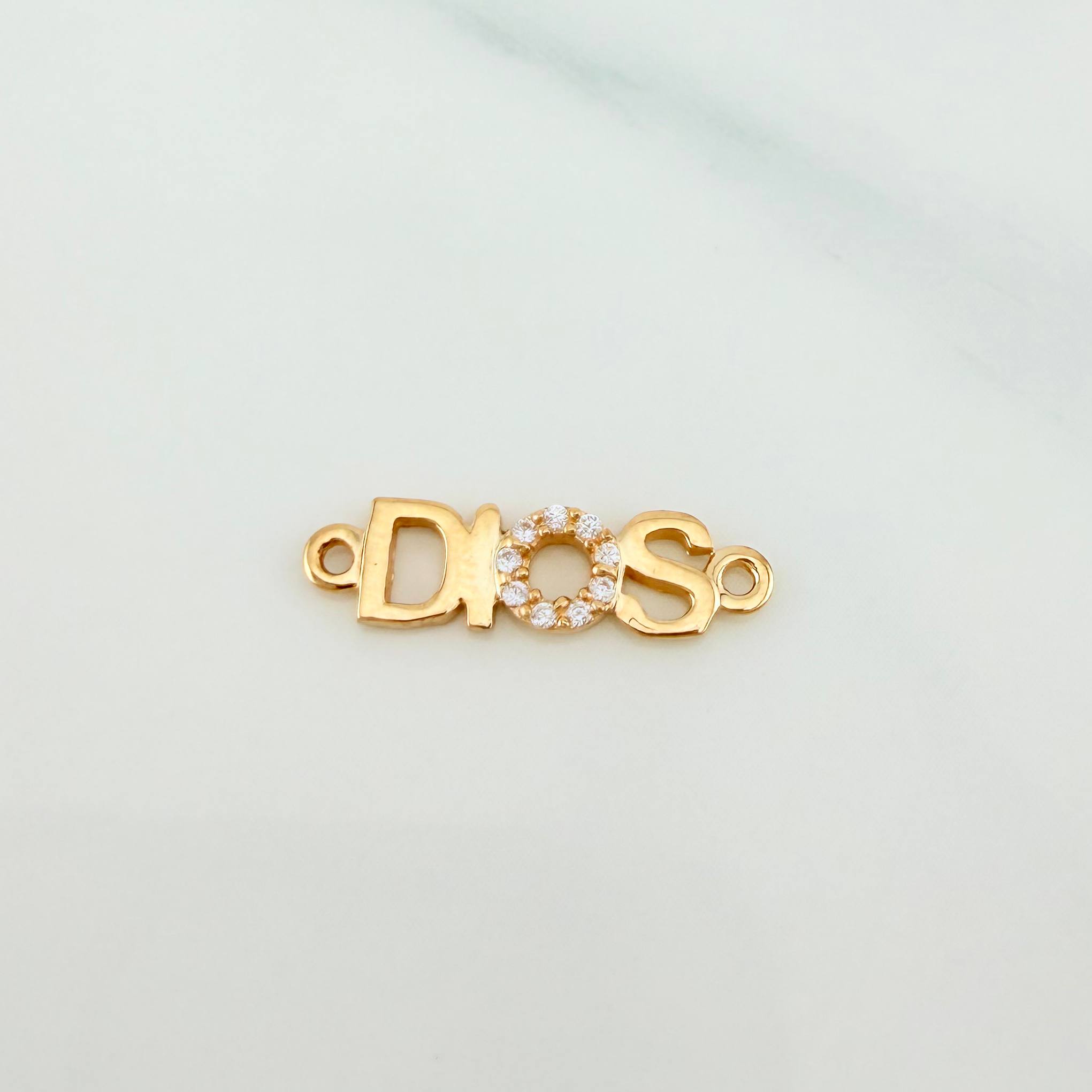 Herraje Dios 0.7 g / 3/4 in Oro Amarillo 18K
