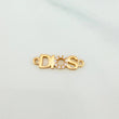 Herraje Dios 0.7 g / 3/4 in Oro Amarillo 18K
