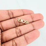 Herraje Dios 0.7 g / 3/4 in Oro Amarillo 18K