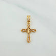Clover Cross Pendant 1.2 g / 1 in Yellow Gold 18K