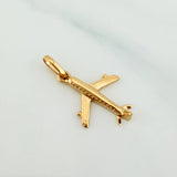 Pendant Airplane 0.9 g / 1 in Yellow Gold 18K