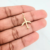 Pendant Airplane 0.9 g / 1 in Yellow Gold 18K