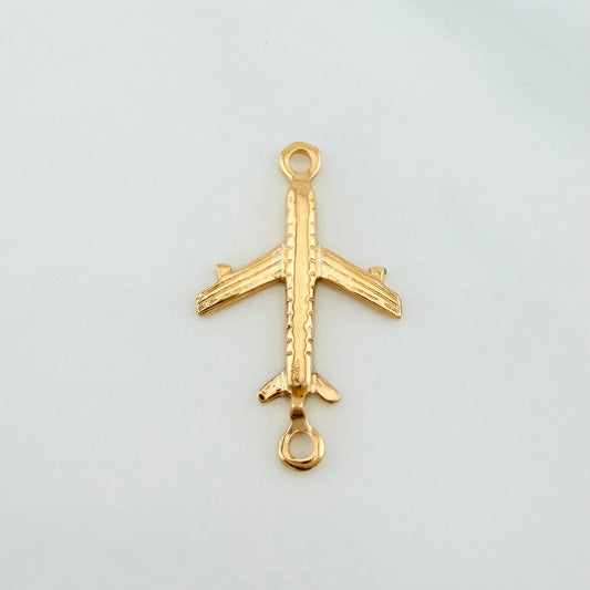 Herraje Avion 0.9 g / 3/4 in Oro Amarillo 18K