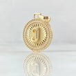 Dije Medalla Letra J 4.55g / 1 1/4 in Oro Amarillo 18K