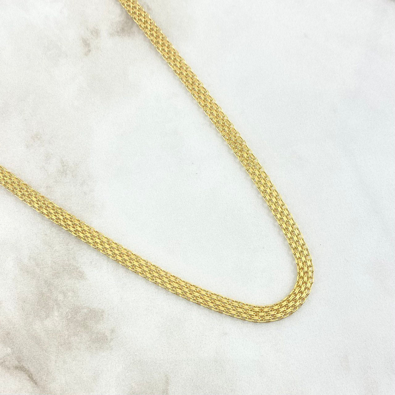 Cadena China 15.45gr / 60cm / 4.8mm Oro Amarillo +0 18K ©